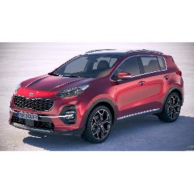 3D Kia Sportage 2019 model